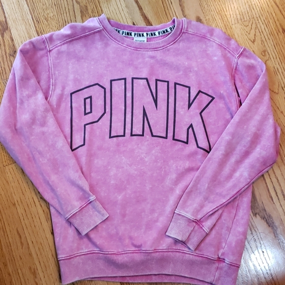 PINK Victoria's Secret Tops - PINK distressed sweatshirt